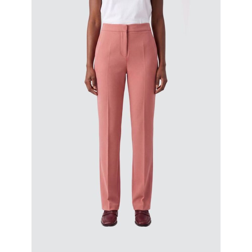 Max Mara Women Max Mara Black Criªpe High-Waisted Skinny Trousers